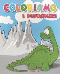 Coloriamo i dinosauri - copertina