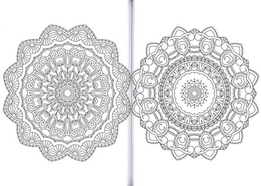 Mandala. Armonia per lo spirito. 100 disegni zen da colorare. Ediz. illustrata. Con gadget - 4