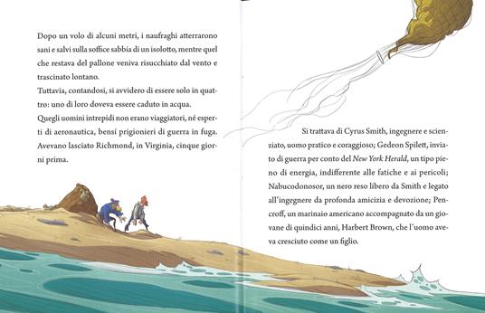 L'isola misteriosa da Jules Verne. Classicini. Ediz. a colori - Guido Sgardoli - 2
