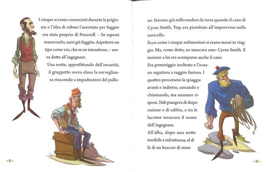 L' isola misteriosa da Jules Verne. Classicini. Ediz. a colori - Guido Sgardoli - 3