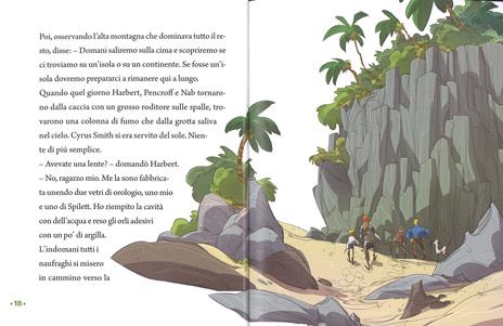 L'isola misteriosa da Jules Verne. Classicini. Ediz. a colori - Guido Sgardoli - 4