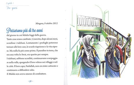 Malala. Una voce contro l'ignoranza. Ediz. a colori - Igor De Amicis,Paola Luciani - 5
