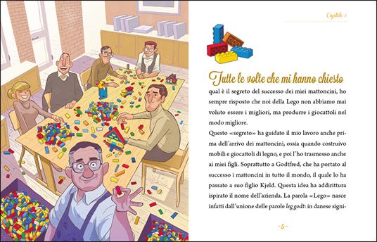 Ole Kirk Kristiansen. L'inventore dei Lego. Ediz. a colori - Sergio Rossi - 2