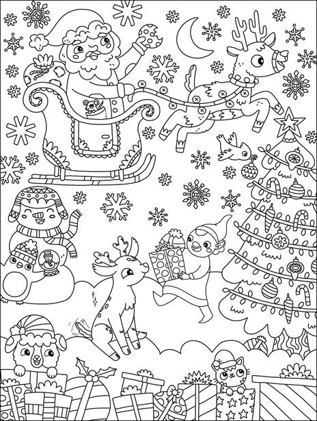 Caleidoscopio Arcobaleno. Natale magico. Ediz. illustrata. Con 6 biglietti da regalo. Con colla. Con 4 pennarelli - 3