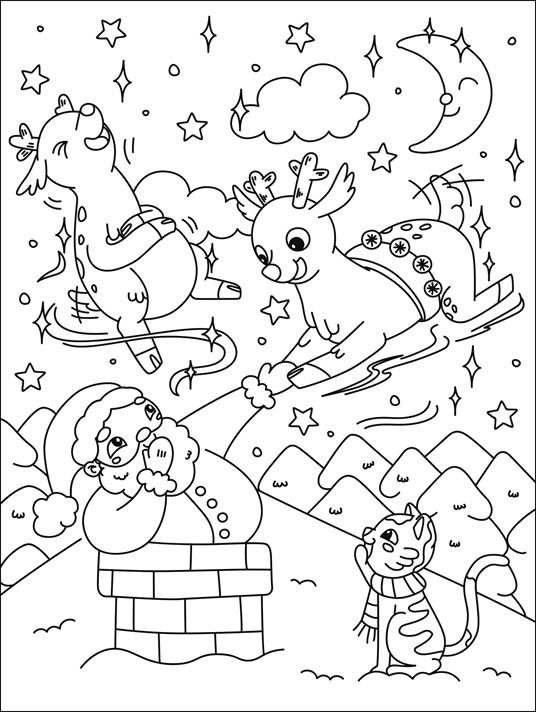Caleidoscopio Arcobaleno. Natale magico. Ediz. illustrata. Con 6 biglietti da regalo. Con colla. Con 4 pennarelli - 4