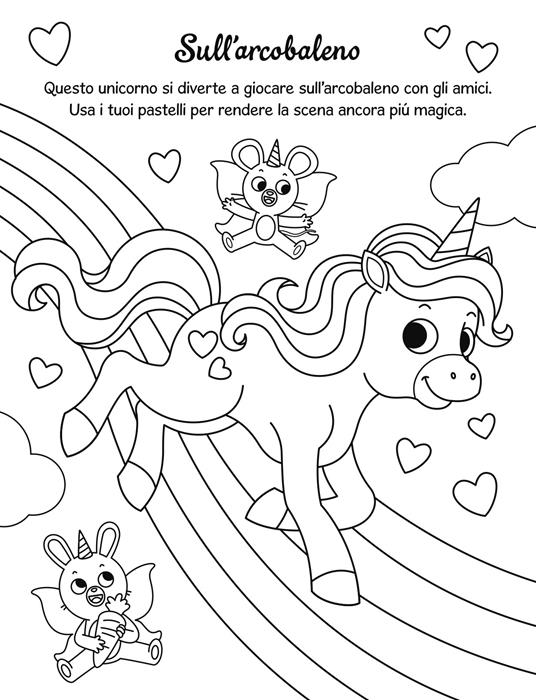 Magici unicorni da colorare. Ediz. illustrata. Con 16 pennarelli impilabili  - Lucia Feoli - Libro - EL - Libri attivi