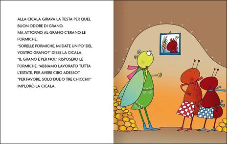 La cicala e la formica. Stampatello maiuscolo. Ediz. a colori - Roberto Piumini - 4
