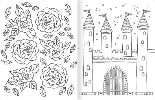 Scintillante. Libro da colorare. Ediz. illustrata. Con brillantini adesivi - 2