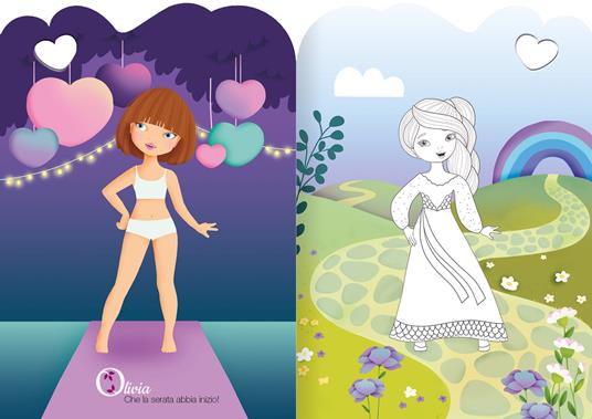 Vesti le romantiche principesse. Attacca e stacca. Con adesivi. Ediz. a colori - 3