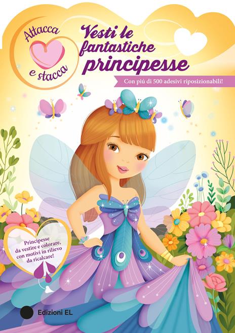 Vesti le fantastiche principesse. Ediz. a colori - copertina