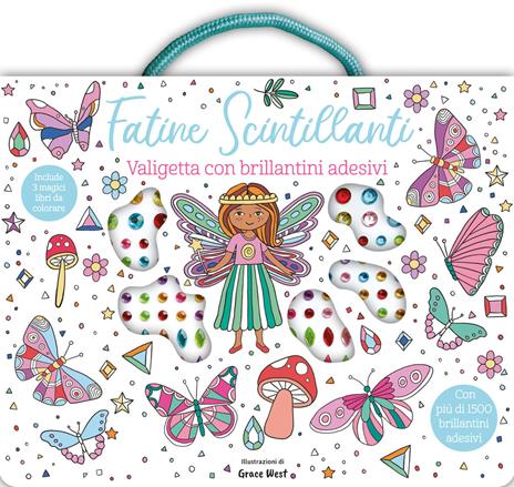 Fatine scintillanti. Valigetta. Ediz. illustrata. Con brillantini adesivi - copertina