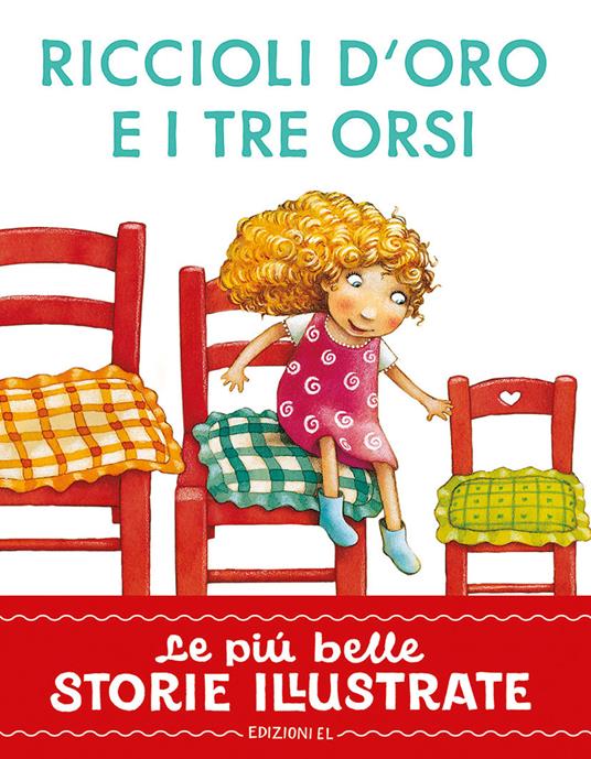 Riccioli d'Oro e i tre orsi. Stampatello maiuscolo. Ediz. a colori - Roberto Piumini - copertina