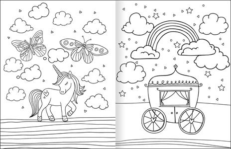 Scintillante. Libro da colorare. Ediz. illustrata. Con 750 brillantini adesivi - 4
