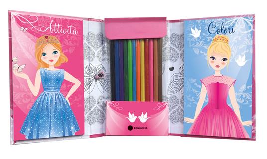 Il mio cofanetto. Principesse favolose. Ediz. illustrata. Con 12 matite colorate - 2