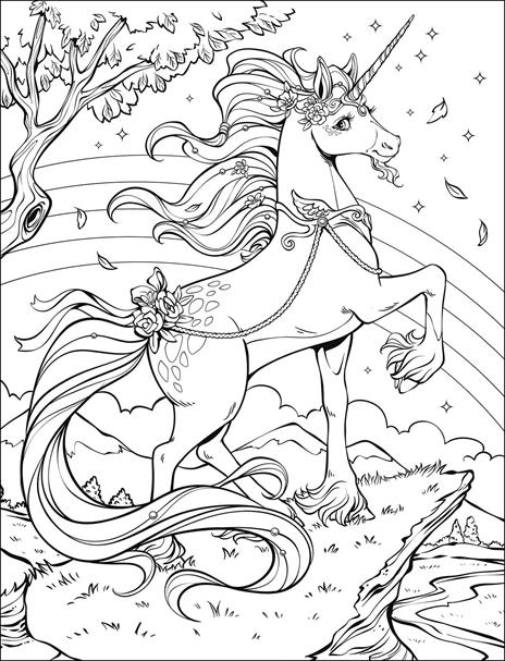 Caleidoscopio. Magici unicorni. Ediz. illustrata. Con 6 pennarelli - 4