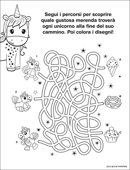 Caleidoscopio. Magici unicorni. Ediz. illustrata. Con 6 pennarelli - 5