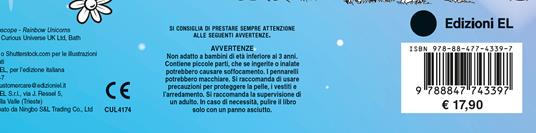 Caleidoscopio. Magici unicorni. Ediz. illustrata. Con 6 pennarelli - 6