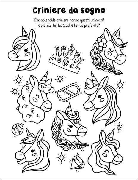 Unicorni magici da colorare. Ediz. illustrata. Con 5 pastelli neon - 4