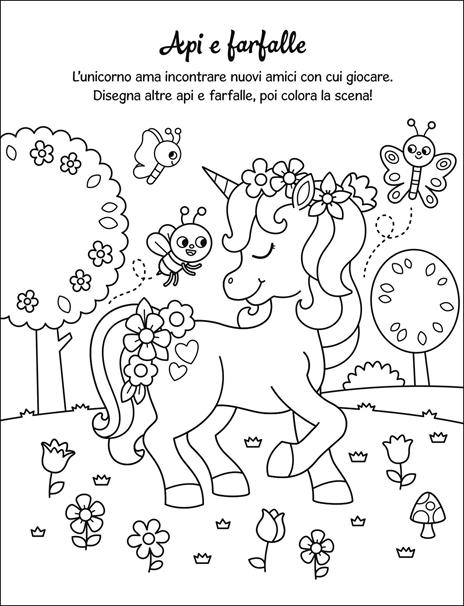 Magici unicorni da colorare. Ediz. illustrata. Con 16 pastelli impilabili - 3