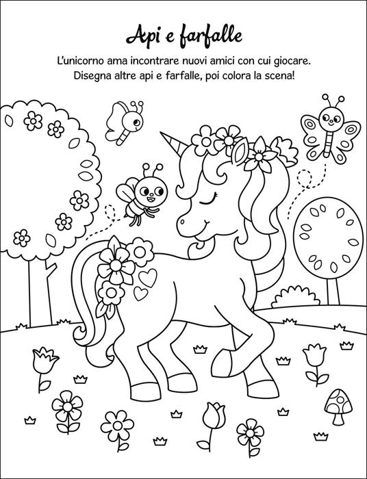 Magici unicorni da colorare. Ediz. illustrata. Con 16 pastelli impilabili - 3