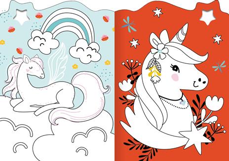Decora gli unicorni. Fiori e farfalle. Ediz. a colori - 4
