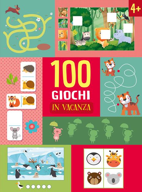 100 giochi in vacanza. Ediz. a colori - copertina