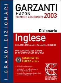 Il grande dizionario di inglese Hazon Clic. Ediz. bilingue. Con CD-ROM - Mario Hazon - copertina