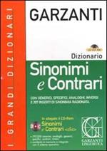 Dizionario dei sinonimi e contrari. Con CD-ROM