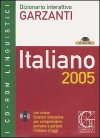 Dizionario interattivo Garzanti. Italiano 2005. CD-ROM - copertina