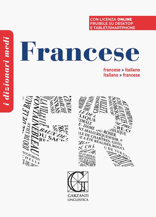 Dizionario medio di francese. Francese-italiano, italiano-francese. Con Codice di licenza di prodotto digitale - copertina