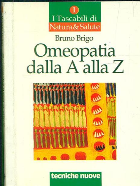  Omeopatia dalla A alla Z -  Bruno Brigo - copertina