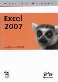  Excel 2007 -  Matthew MacDonald - copertina