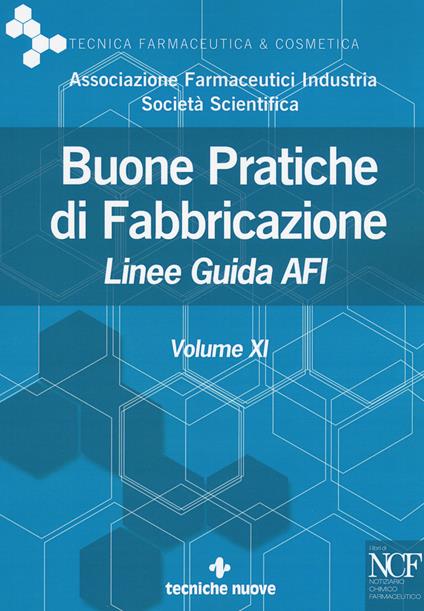 Buone pratiche di fabbricazione. Linee guida AFI. Vol. 11 - copertina