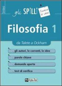 Filosofia. Vol. 1: Da Talete a Ockham. - copertina