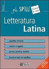 Letteratura latina - Sabrina Torno - copertina