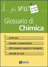 Glossario di Chimica - Stefano Masiero - copertina