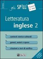 Letteratura inglese. Vol. 2: Dal Romanticismo a oggi