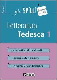 Letteratura tedesca. Vol. 1 - Elena Ratti - copertina