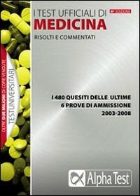 I test ufficiali di medicina 2003-2008 - copertina