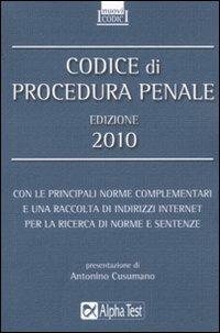 Codice di procedura penale 2010 - copertina