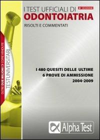 I test ufficiali di odontoiatria 2004-2009 - copertina