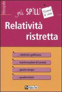 Relatività ristretta - Fabrizio Clarelli - copertina