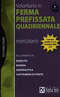 Volontario in ferma prefissata quadriennale. Eserciziario