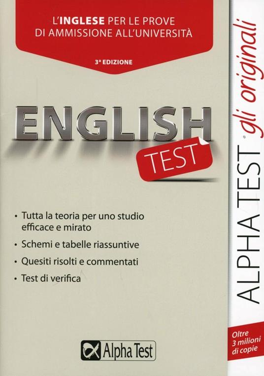 Englishtest. L'inglese per le prove di ammissione all'università - Francesca Desiderio - copertina
