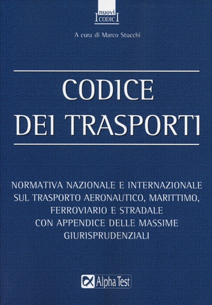 Codice dei trasporti - copertina