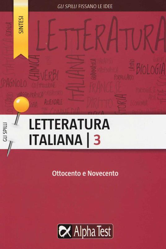 Letteratura italiana. Vol. 3: Ottocento e Novecento - Giuseppe Vottari - copertina