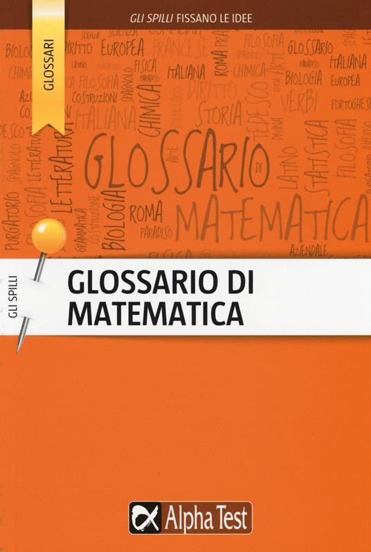 Glossario di matematica - Daniele Gouthier - copertina