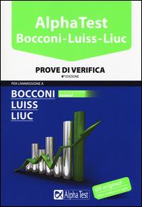 Alpha Test. Bocconi Luiss Liuc. Prove di verifica - copertina