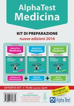 Alpha test. Medicina, odontoiatria, veterinaria. Kit di preparazione. Con software di simulazione