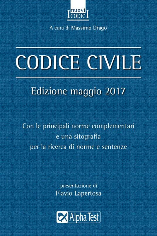 Codice civile. Maggio 2017 - copertina